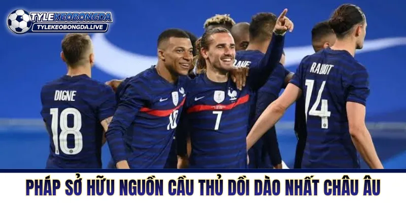 Bóng Đá Pháp - Sức Mạnh Và Bản Lĩnh Của Một Quân Vương 1 Pháp sở hữu nguồn tài nguyên cầu thủ dồi dào nhất châu Âu